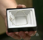 The bracelet that Lorne Armstrong brought for the decoy.