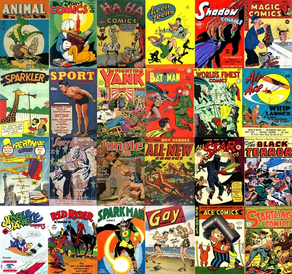 Comic book mosaic