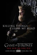 Game of Thrones Season 1 - Mark Addy as King Robert Baratheon