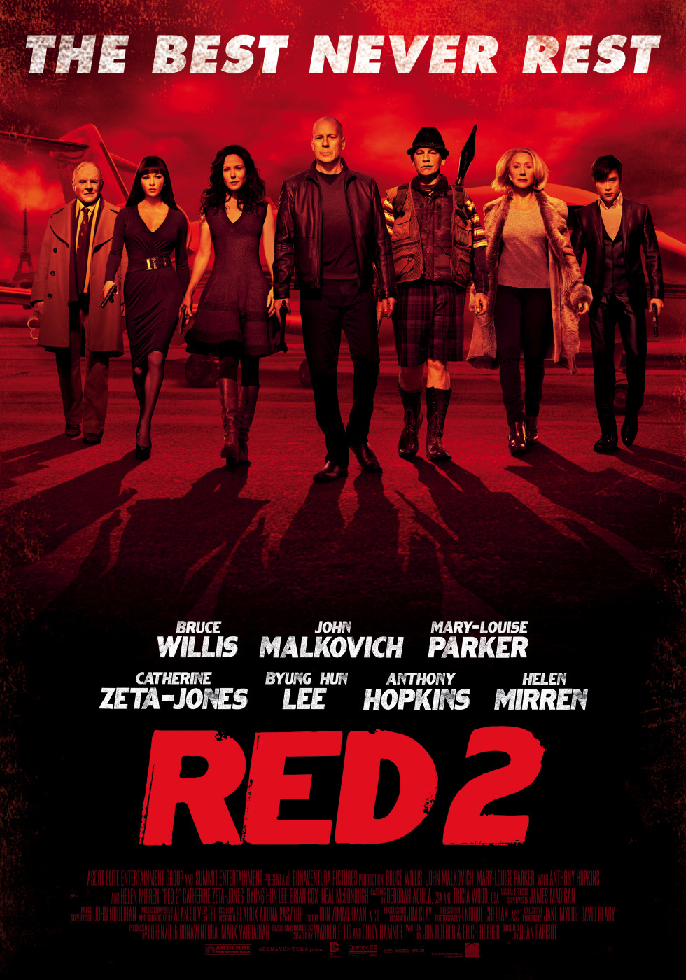 Red 2 : Bruce Willis, Mary-Louise Parker, Anthony
