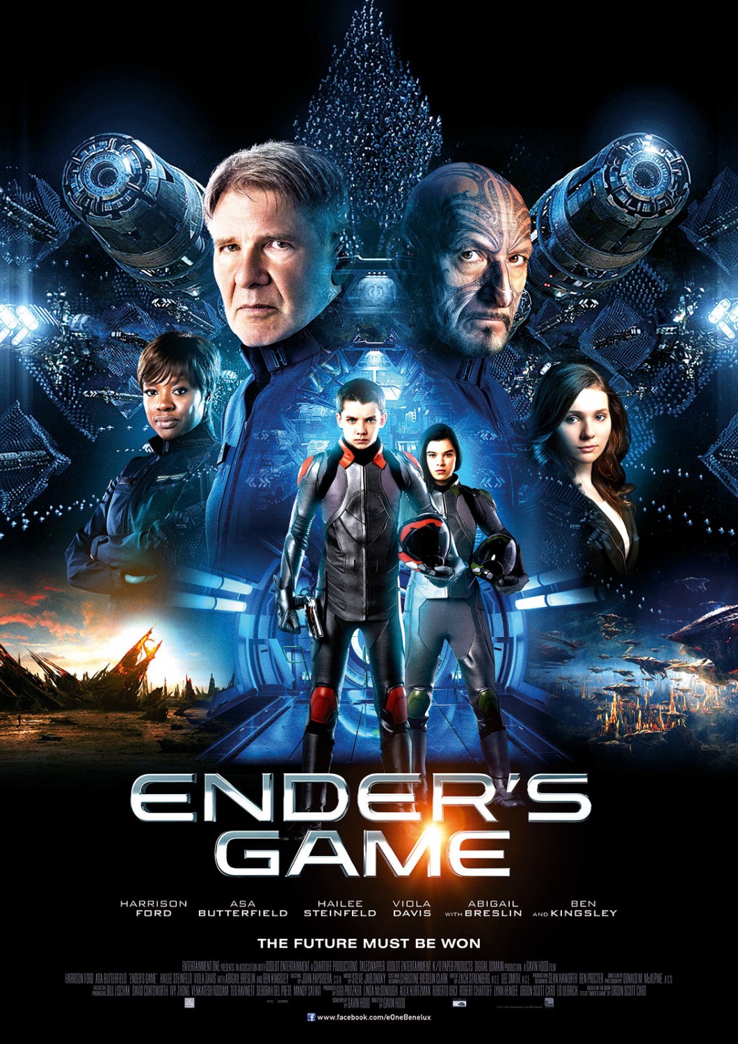  Ender's Game : Asa Butterfield, Harrison Ford, Hailee  Steinfeld, Gavin Hood, Ben Kingsley, Gavin Hood: Movies & TV