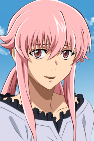 Yuno from The Future Diary