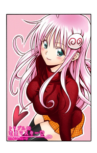 26 - Lala in her hot sweater, from the cover of the original To LOVE-Ru manga chapter 80.