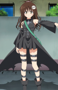 19 - Mikan in Yami's outfit. From To LOVE-Ru first season OVA 6.