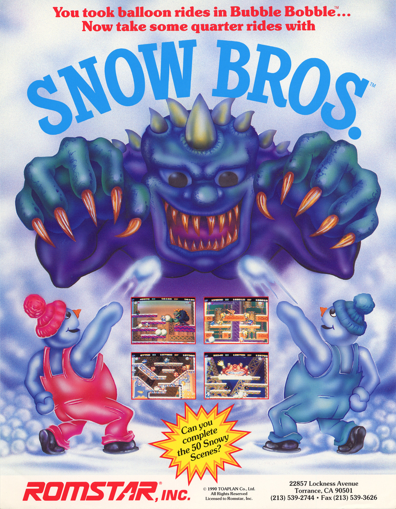 Snow Bros. | Toaplan Wiki | Fandom