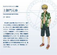 Diseño de Motoharu para la primera temporada de Toaru Majutsu no Index