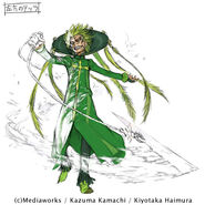 Diseño final de Kiyotaka Haimura para el Volumen 14