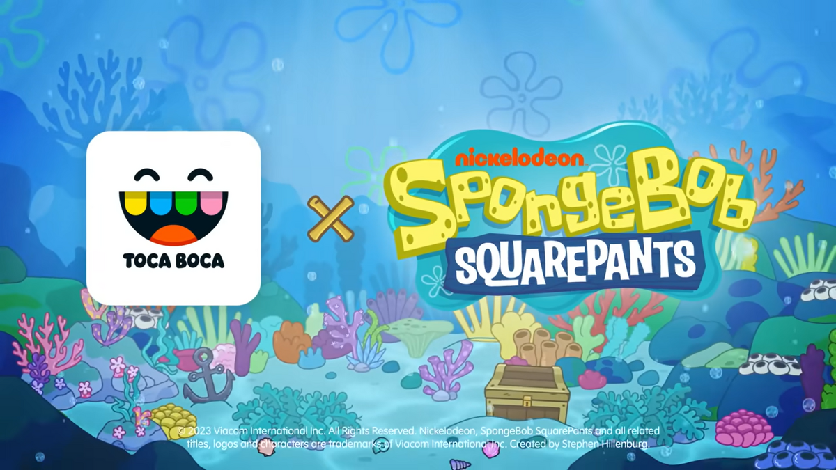 NickALive!: Toca Boca Announces SpongeBob SquarePants Collaboration  [Update: Gifts To Be Available Until The End of the Year]