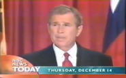 NBC News' Today Video Open From Thursday Morning, December 14, 2000