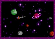 Flying through space