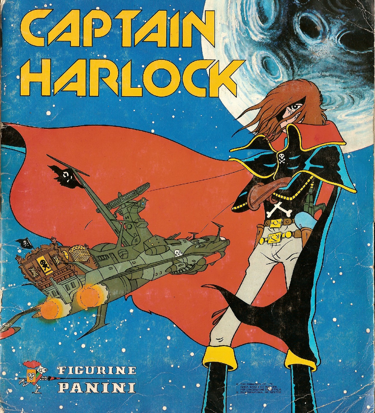 Captain Harlock and the Arcadias Crew  Space Pirate Captain Harlock and  the crew of the Arcadia clique up in this iconic animated sequence from  Leiji Matsumoto and Rintaros anime adaptation 