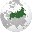 Russian Federation (orthographic projection)