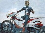 Tiger Seven's motorcycle