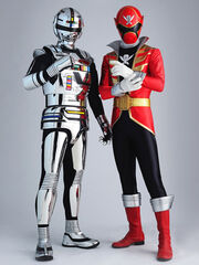 Gokai Red + Gavan