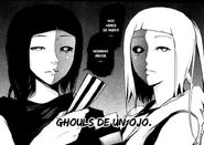 Kurona y Nashiro revelan ser Ghouls de un Ojo.