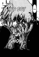 Kaneki acepta su identidad como ghoul.