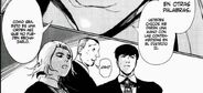 Juuzou, Shinohara y Amon reunidos en el CCG.