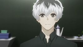 Haise en el inicio de Tokyo Ghoul:re.