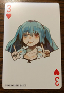 Saiko Yonebayashi es el 3 de corazones.