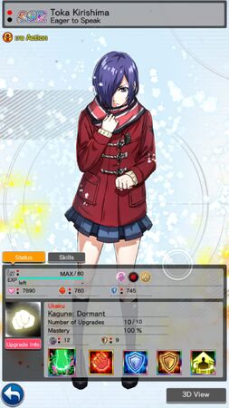 SSR Toka Kirishima(Light) | TOKYO GHOUL :re birth Wiki | Fandom