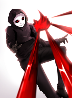 havenshaw: Red and black Kagune  Tokyo Ghoul arm knife profile picture for  discord