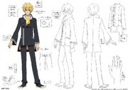 Harutora Male Uniform Design