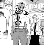 Inupi tells Mikey to give up (manga)