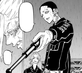 Ran hits Sanzu (manga)