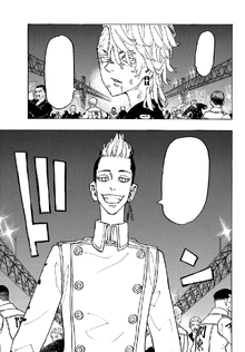 Hanma confronts Mitsuya (manga)