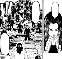 Baji prepares to fight Toman (manga)