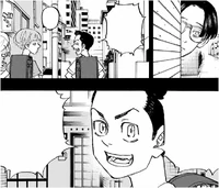 Kisaki stalks Takemichi (manga)