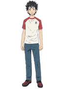 Full body appearance of adult Takemichi (Anime)