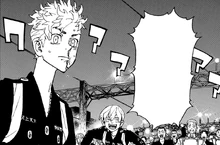 Chifuyu compliments Takemichi (manga)