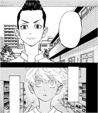 Shinichiro meets Izana (manga)