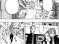 Takemichi goes back for Chifuyu (manga)