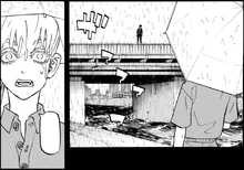 Haruchiyo sees Shinichiro (manga)