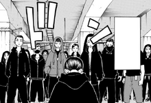 Koko commands a group of thieves (manga)