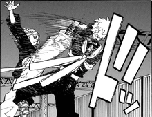 Takemichi blocks Mikey