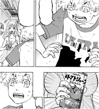 Takemichi's shirt gets stained (manga)