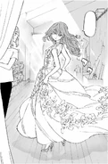 Yuzuha unveils Hina in her wedding dress