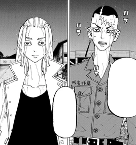 Kakucho addresses Mikey (manga)