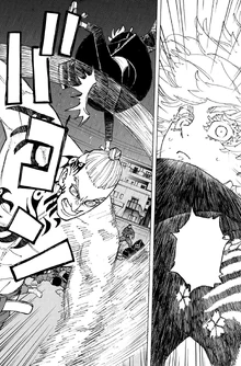 South pushes Senju (manga)