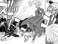 Izana defeats Peh-yan (manga)
