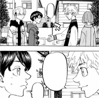 Naoto and Takemichi prepare for their last handshake