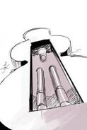 Yukimura's spares, hidden in Arima's guitar case.