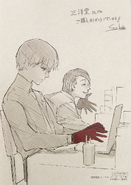 Bonus illustration from Sanyodo, with Furuta, :re Volume 7.