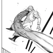 Nishiki's version 2 kagune in use.