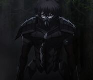 Juuzou in his Arata Joker armour.