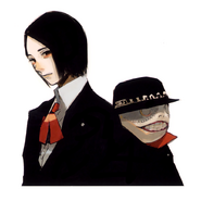 Furuta with Shiki Kijima in the profile in :re Volume 5.