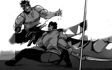 Shinohara tue Oni Yamada.jpg (119 kio) Oni Yamada est tué par Shinohara alors qu'il n'était qu'un inspecteur de 1er rang